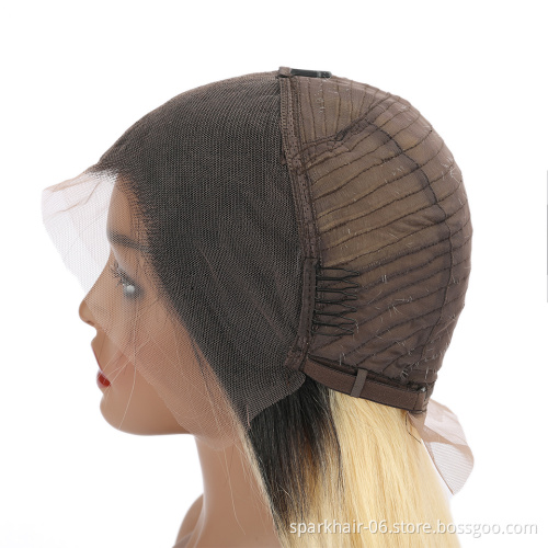 Wholesale Price Honey 613 Blonde Full Lace Wig Human Hair,14-40 Inch 613 Full Lace Wig,Long Hair Brazilian Blonde 613 Lace Wigs